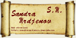 Sandra Mrđenov vizit kartica